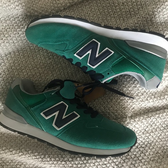 new balance 996 green suede